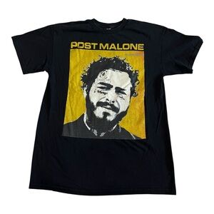 Post Malone Unisex 2019 Summer In The City Tour Black Tee Size Mens Medium